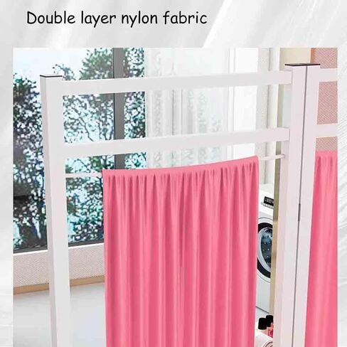 4 Panel Foldable Medical Privacy Screen - Folding Portable Room Seperating Divider, 6 Ft Tall Rolling Medical Privacy Screen On Wheels, for Office/Hospital Temporary Partition Wall Panels(White) in Kuwait