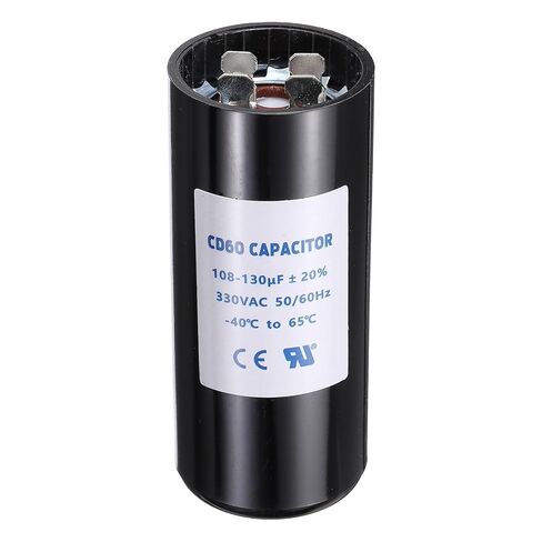 MECCANIXITY CD60 Capacitor 130-156 UF/Mfd, 330 VAC CD60 Run Motor Start Capacitor 50/60 Hz for Electric Fan Motor Starting Well Pump, Black in Kuwait