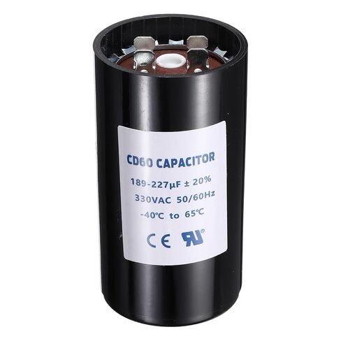 MECCANIXITY CD60 Capacitor 130-156 UF/Mfd, 330 VAC CD60 Run Motor Start Capacitor 50/60 Hz for Electric Fan Motor Starting Well Pump, Black in Kuwait