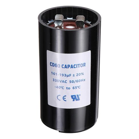 MECCANIXITY CD60 Capacitor 130-156 UF/Mfd, 330 VAC CD60 Run Motor Start Capacitor 50/60 Hz for Electric Fan Motor Starting Well Pump, Black in Kuwait