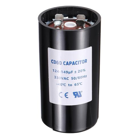 MECCANIXITY CD60 Capacitor 130-156 UF/Mfd, 330 VAC CD60 Run Motor Start Capacitor 50/60 Hz for Electric Fan Motor Starting Well Pump, Black in Kuwait