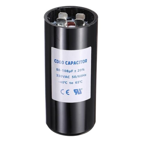 MECCANIXITY CD60 Capacitor 130-156 UF/Mfd, 330 VAC CD60 Run Motor Start Capacitor 50/60 Hz for Electric Fan Motor Starting Well Pump, Black in Kuwait