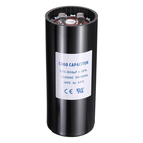 MECCANIXITY CD60 Capacitor 130-156 UF/Mfd, 330 VAC CD60 Run Motor Start Capacitor 50/60 Hz for Electric Fan Motor Starting Well Pump, Black in Kuwait