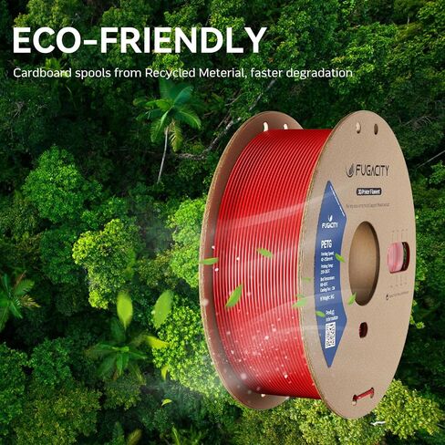 Fugacity PLA Filament 1.75mm, 3D Printer Filament 1KG Spool (N.W 2.2lbs), Dimensional Accuracy +/- 0.02mm, Enhanced Printing Effect Fits Most FDM 3D Printers in Kuwait