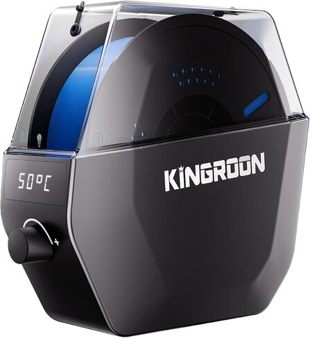 صندوق مجفف خيوط Kingroon، قابل للجدولة 48 ساعة، متوافق مع 1.75/2.85/3 مم PLA/PETG/TPU وما إلى ذلك، صندوق تخزين مغلق بخيوط الصندوق الجاف in Kuwait