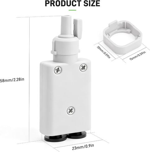 محول PTFE 2 في 1 قابل للفصل لمختبر Bambu Lab A1/A1 Mini | مساران متصلان مسبقًا للتخزين المؤقت الخارجي أو صندوق المجفف؛ التبديل اليدوي مرة واحدة في كل مرة وجسم سهل التنظيف قابل للفتح. in Kuwait