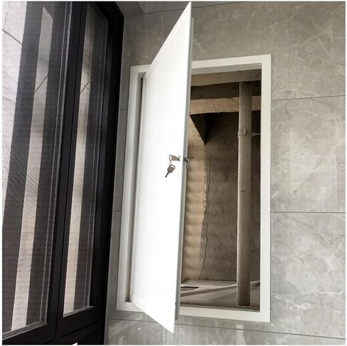 لوحة وصول عالمية قابلة للقفل 6 × 12، 12 × 16، 20 × 32 بوصة للجدران الجافة، باب العلية مع مزلاج مفك البراغي - مثالية للحمام، المدخل، التدفئة والتهوية وتكييف الهواء، والسباكة (30 × 60 سم / 12 × 24 بوصة) in Kuwait