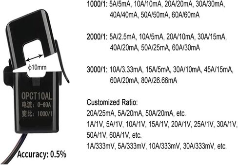 مصغرة سبليت الأساسية المحولات الحالية OPCT10ATL 1000/1 2000/1 3000/1 (2000-1) in Kuwait