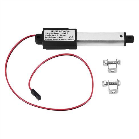 Linear Actuator, 2 Inch Stroke, 90N/20.3Lb, Speed 9.5mm/S Electric Waterproof Actuator Motor Linear Actuator 12V in Kuwait