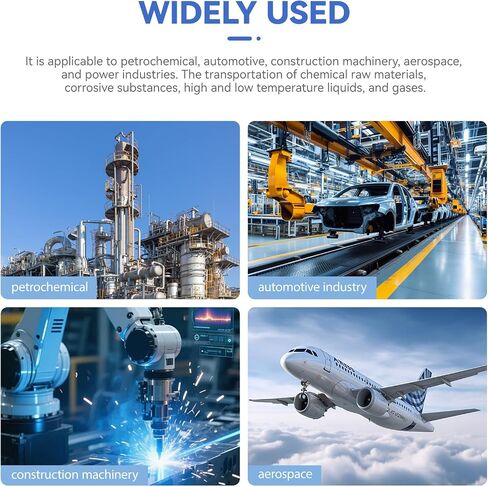 أنبوب تيفلون PTFE، أنبوب متعدد الأغراض بدرجة حرارة عالية 10 أقدام للطابعة ثلاثية الأبعاد والسيارات والكيماويات وخرطوم الهواء (شفاف، 6 × 8 مم - (1/4 بوصة × 5/16 بوصة)) in Kuwait