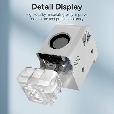قناة مروحة تبريد Hotend لطابعات Bambu Lab P1/P1P/P1S ثلاثية الأبعاد، تصميم 4 مجاري هواء، تدفق هواء عالي الكفاءة، تبريد محسّن للطباعة، ملحقات طابعة ثلاثية الأبعاد سهلة التركيب in Kuwait
