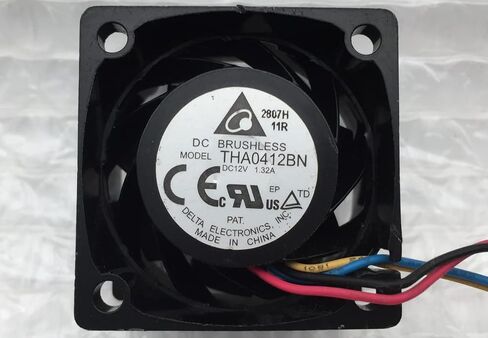 THA0412BN 40x40x28 مللي متر 12 فولت 1.32A 10.7 واط 19000 دورة في الدقيقة 29.5CFM 4 سنتيمتر 4-سلك مروحة التبريد in Kuwait