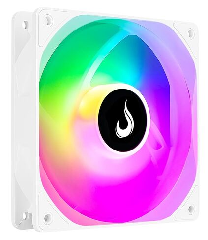 Computer Case Cooler Fan - Rise Mode - 120mm - ARGB - White - 5V in Saudi Arabia
