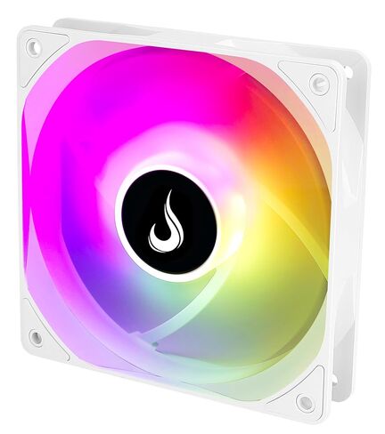 Computer Case Cooler Fan - Rise Mode - 120mm - ARGB - White - 5V in Saudi Arabia