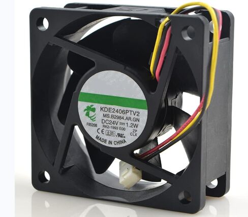 24V 1.2W 60X60X25MM 3-Wire Cooling Fan in Kuwait