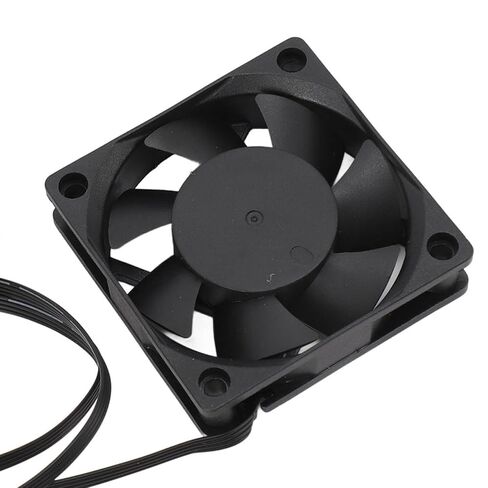 60mm Computer Case Fan, High Performance Cooling Fan, 4-Pin, 3000RPM, Quiet Ball Bearing Cooling Case Fan for PC Black in Kuwait