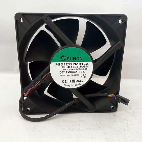 PSD1212PMB1-A 12V 1.90A 24W 12CM 12038 Cooling Fan for PSD1212PMB1-A Server Fan in Kuwait