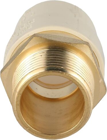 (عبوة من 5) EFIELD 3/4"CPVC X 3/4" وصلة نقل ذكر NPT، تركيب أنابيب محول نحاسي (ذكر NPT x CPVC)، (CPVC056-5) in Kuwait