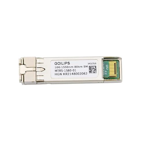 جهاز إرسال واستقبال الألياف الضوئية أحادي الوضع 10G SFP-10G-1550nm-80km in Kuwait