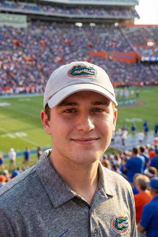 قبعة جامعة فلوريدا مرخصة رسميًا، كلاسيكية مريحة، شعار فريق Gators، مطرزة قابلة للتعديل، قبعة كرة رمادية in Kuwait