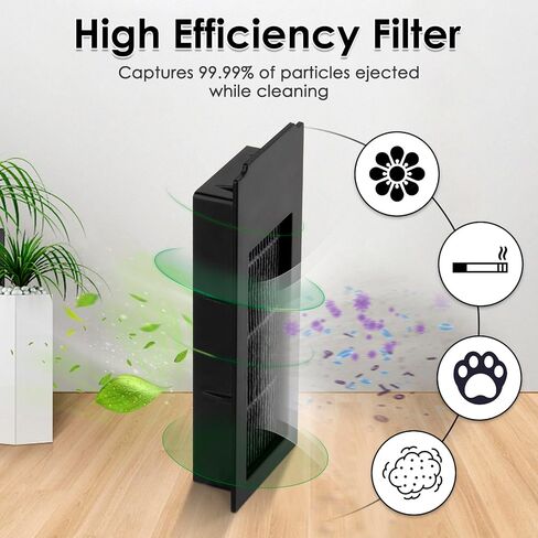 (16 حزمة) قطع غيار X2 Omni متوافقة مع مجموعة ملحقات المكنسة الكهربائية الروبوتية ECOVACS DEEBOT X2 Omni / X2 Pro / X2، 1 أسطوانة ذات شعيرات، 1 أسطوانة مطاطية، 6 مرشحات هيبا، 8 فرش جانبية in Kuwait