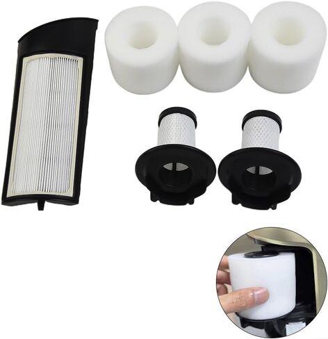 Vacuum Filter Kit with Foam, Post Filters and Soft Roller Brush for Compatible with for SHARK for VERTEX Pro IC160 IC162, Replaces Part 491FFJ160 in Kuwait
