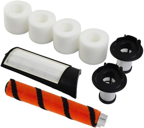 Vacuum Filter Kit with Foam, Post Filters and Soft Roller Brush for Compatible with for SHARK for VERTEX Pro IC160 IC162, Replaces Part 491FFJ160 in Kuwait