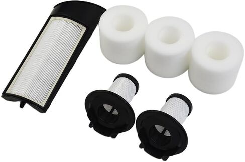 Vacuum Filter Kit with Foam, Post Filters and Soft Roller Brush for Compatible with for SHARK for VERTEX Pro IC160 IC162, Replaces Part 491FFJ160 in Kuwait