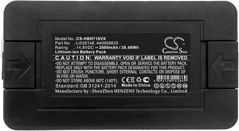 Cameron Sino 2600mAh Replacement Battery for Bobsweep Bob Pro, SJP110020, LI-025144-BYD in Kuwait