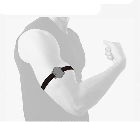 حزام ذراع قابل للتعديل لمراقبة معدل ضربات القلب متوافق مع COOSPO HW807 HW9 HW706 / Wahoo TICKR FIT/CYCPLUS H1 / moofit HW401 / Scosche Rhythm+ 2.0 حزام ذراع لمراقبة معدل ضربات القلب in Kuwait