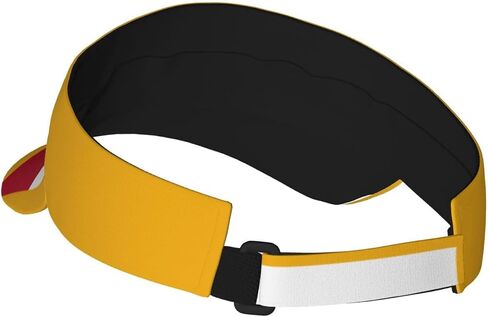 Texas State Flag Print Cooling Stretchy Visor Unisex Visor Hat for Men and Women, No Slip,Sun Protection Visor Black in Kuwait