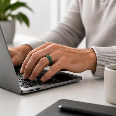 4 عبوات من الأغطية الحلقية المتوافقة مع Oura Ring 5، حافظة حماية حلقة سيليكون رفيعة للغاية، حماية حلقة ناعمة ومريحة مضادة للخدش، تدعم الشحن مع غطاء in Kuwait