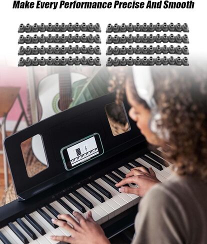 Key Contact Rubber Conductive Silicon Strip Compatible with K-org SP170 SP180 SP280 LP180 Piano Keyboard, Rubber Key Contact Strip Fit for Kross 88 Krome 88, 8PCS in Kuwait