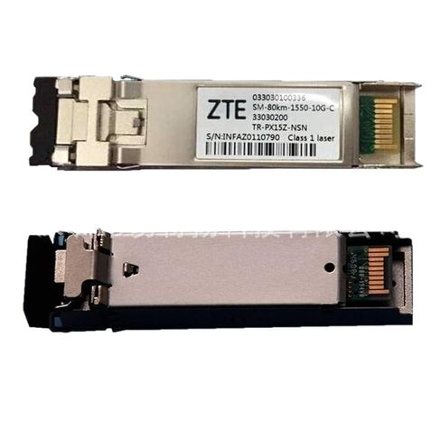 ZTE10G 1550nm 80km 10G Single Mode 33030200 Dual Fiber Optical Module TR-PX15Z-NSN in Kuwait