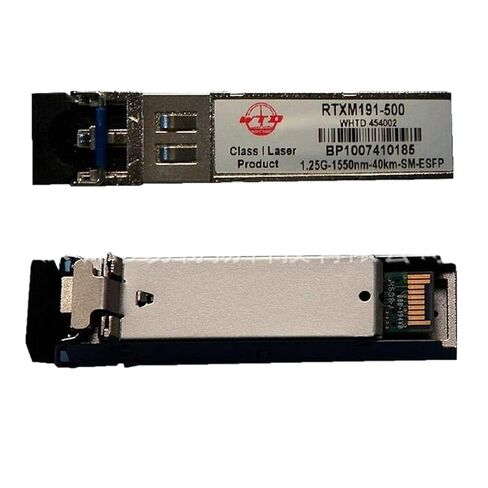 RTXM191-500 وحدة بصرية جيجابت أحادية الوضع مزدوجة الألياف LC 1.25G 1310nm 40KM in Kuwait