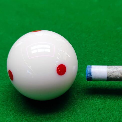 Red Dot Billiards Ball with Gloves – 2.25 Inch Regulation Practice Pool Ball for Spin & Aim Mastery, Perfect for Beginners to Pros Pool Table Accessories in Kuwait