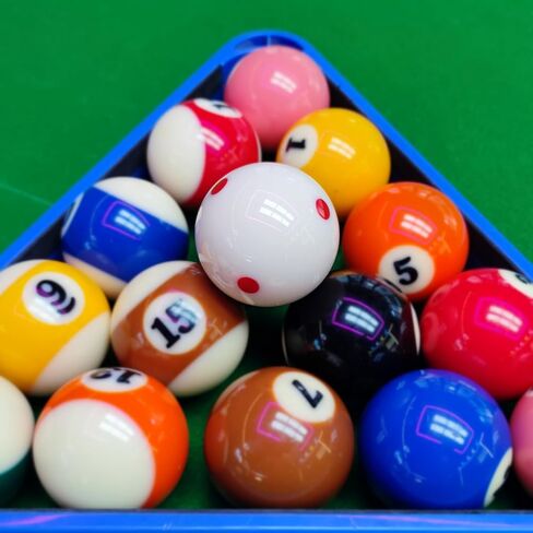 Red Dot Billiards Ball with Gloves – 2.25 Inch Regulation Practice Pool Ball for Spin & Aim Mastery, Perfect for Beginners to Pros Pool Table Accessories in Kuwait