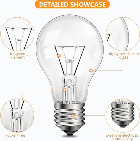 150 Watt Incandescent Light Bulbs, Dimmable, 150W Equivalent, A19 Light Bulbs,High Brightness 2700K Warm White (2PACK) in Kuwait