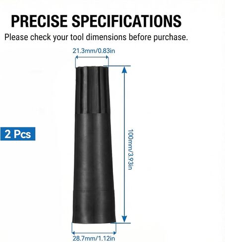 2 Pcs Squeegee Adapter, Changes The Threaded Tip to a Standard Friction Taper Fit, Broom Handle Adapter in Kuwait