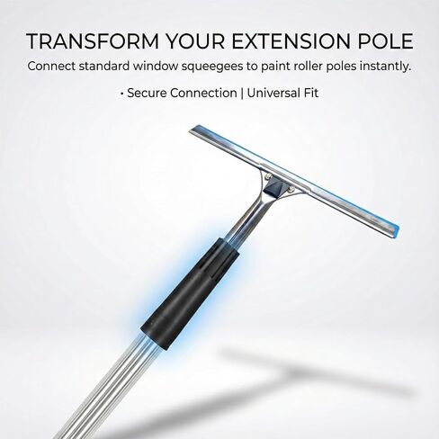 2 Pcs Squeegee Adapter, Changes The Threaded Tip to a Standard Friction Taper Fit, Broom Handle Adapter in Kuwait