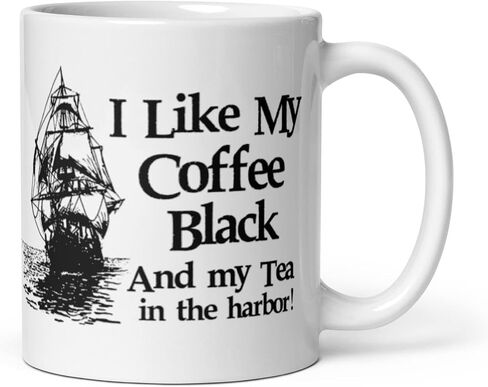 I Like My Coffee Black and My Tea in the Harbor Coffee Mug in Kuwait