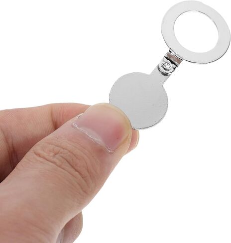 CHILDWEET 2pcs Copper Door View Cover for Home and Office, Thick Silver Peephole Privacy Protection with Modern Attractive Style, Versatile Use for Door and Window Entry Security in Kuwait