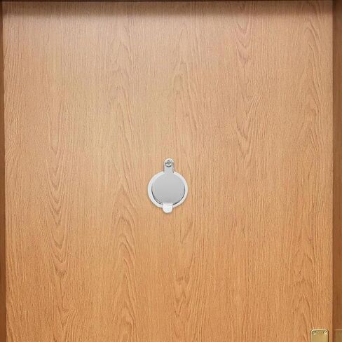 CHILDWEET 2pcs Copper Door View Cover for Home and Office, Thick Silver Peephole Privacy Protection with Modern Attractive Style, Versatile Use for Door and Window Entry Security in Kuwait