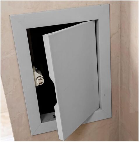 Drywall Access Panel, Waterproof Wall Access Door for Home, Office & Warehouse, Touch Latch Cover Plate for Bathroom Shower, 24x40in, White - Easy Install, Durable Design in Kuwait