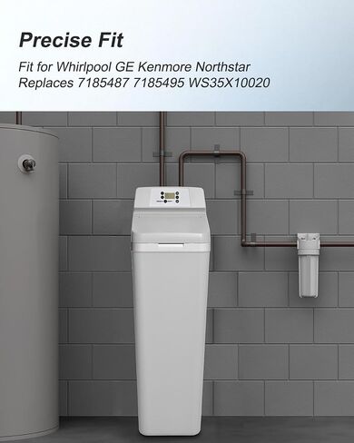 7185487 Water Softener Seal Kit Fit for 1" Whirlpool GE Sears Kenmore Morton North Star, Water Softeners Rotor Disk Repair Kit Replace WS35X10020 in Kuwait
