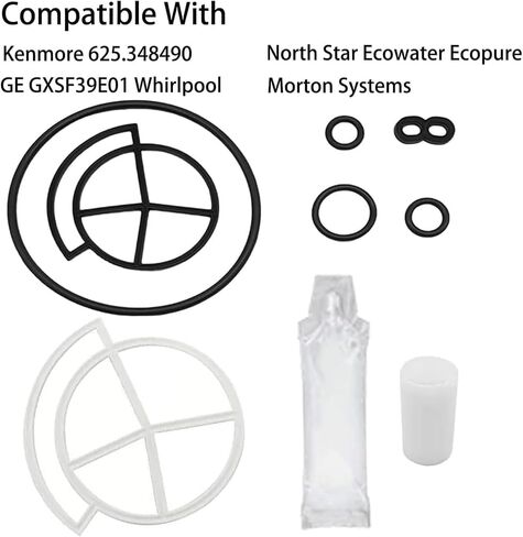 طقم ختم منقي المياه مناسب لـ Kenmore GE Whirlpool North Star Ecopure Morton | استبدال الأنظمة 7129716 7092163 7134224 WS35X10005 in Kuwait