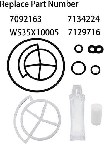 طقم ختم منقي المياه مناسب لـ Kenmore GE Whirlpool North Star Ecopure Morton | استبدال الأنظمة 7129716 7092163 7134224 WS35X10005 in Kuwait