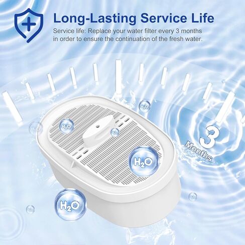 Water Filter Replacement for All Waterdrop Pitchers and Dispensers, WD-PT-07, WD-PT-05, WD-PT-04, WD-WFD-22L, WD-WFD-40L, Reduces PFAS, Last Up to 3 Months or 200 Gallons (Pack of 4) in Kuwait