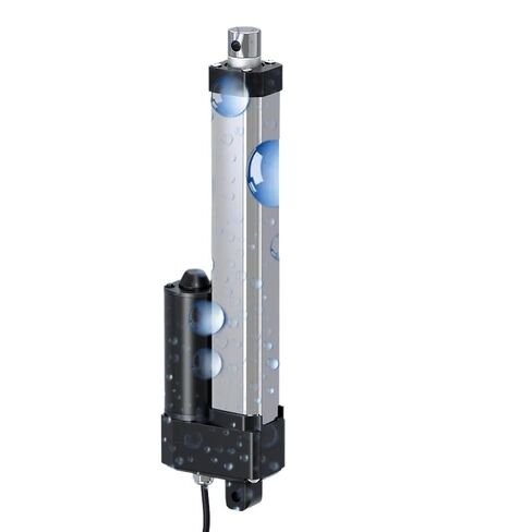 MAX 4000N Electric Linear Actuator DC Motor 100MM 150mm 200mm 300mm 500mm 1000mm Stroke Stainless Steel Telescopic Inner Tube(DC12V-Normal,50mm,4000N 5MMS) in Kuwait
