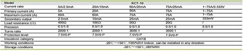 KCT10 محول التيار 5A/5mA 5A/2.5mA 10A/5mA 50A/25mA محول تيار أساسي صغير سبليت 10 مللي متر (5A 2.5mA) in Kuwait